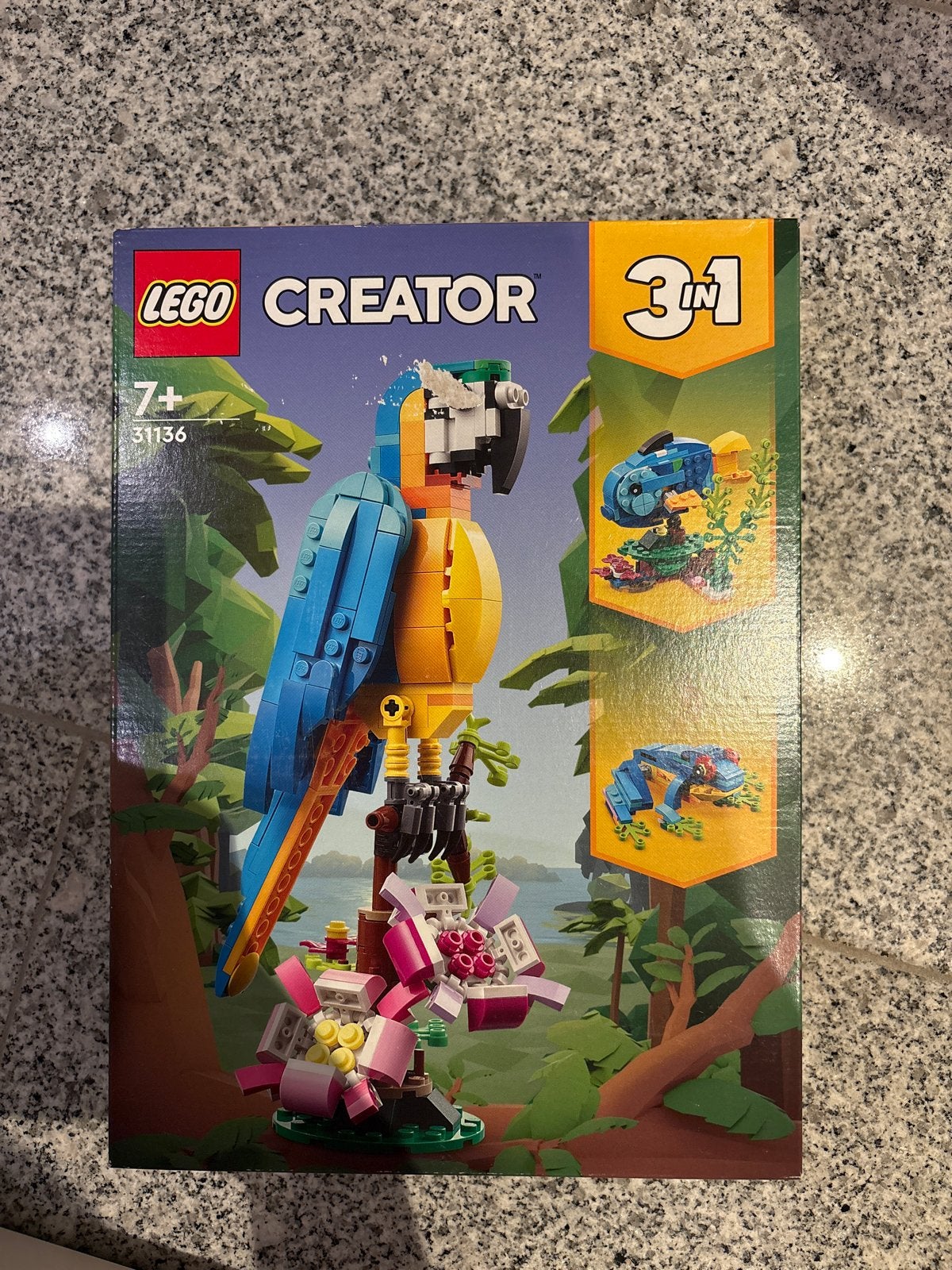 LEGO Creator 3in1 Exotische Papegaai 31136 Nieuw, Ophalen of Verzenden, Nieuw, Overige merken
