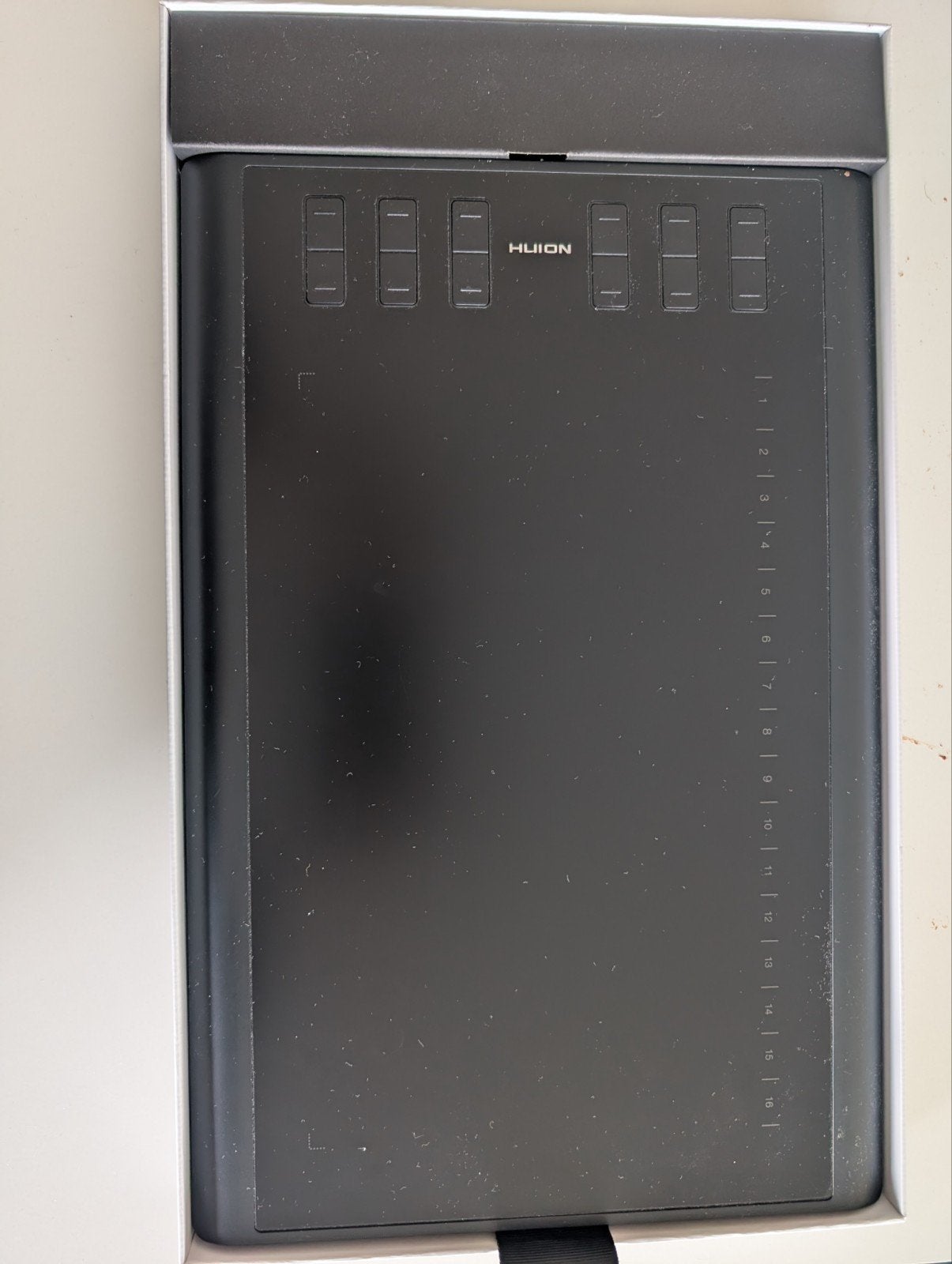 Huion Inspiroy H1060P Grafisch Tekentablet Zwart, Computers en Software, Ophalen of Verzenden, Zo goed als nieuw, Bedraad, Huion