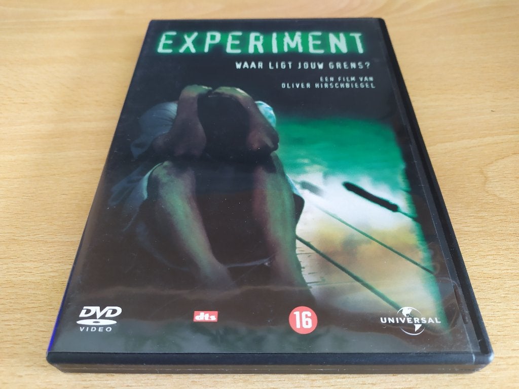 Experiment, Vanaf 16 jaar, Ophalen of Verzenden, Zo goed als nieuw, Actiethriller