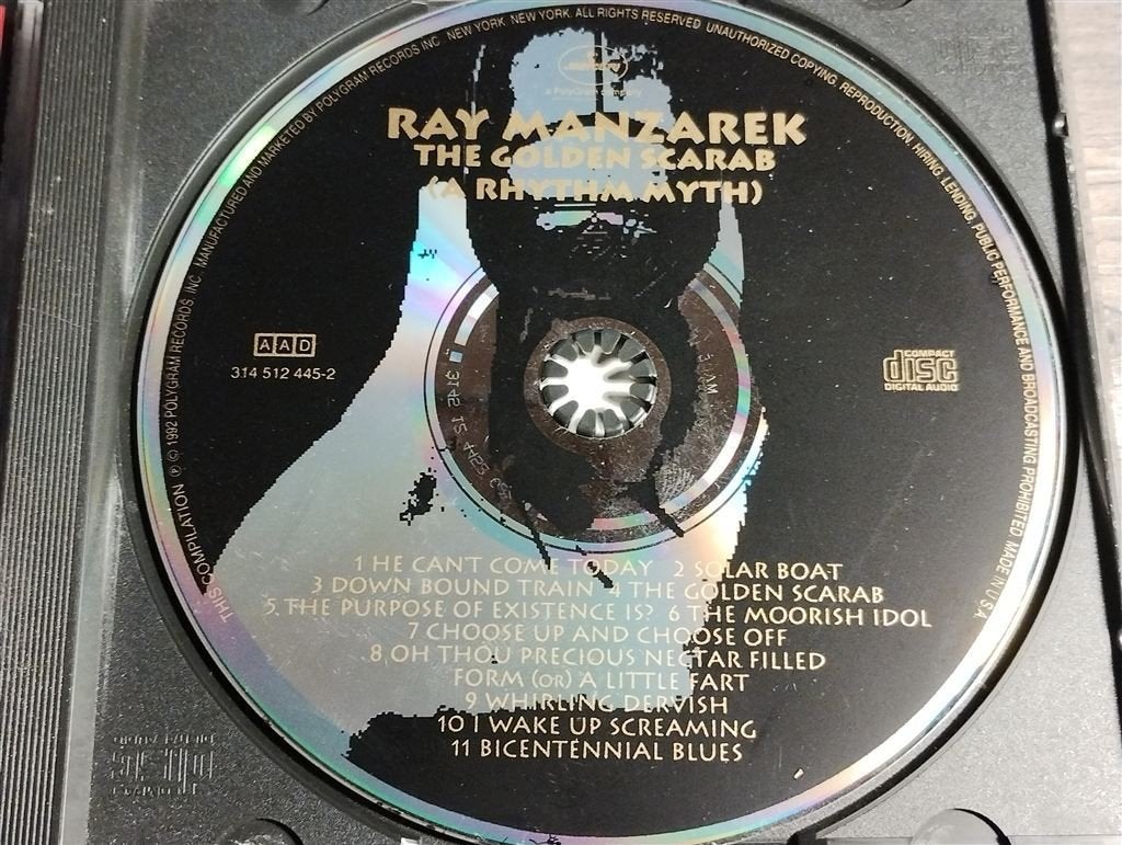 Ray Manzarek ‎- The Golden Scarab [A Rhythm Myth], Ophalen of Verzenden, Gebruikt, Jazz