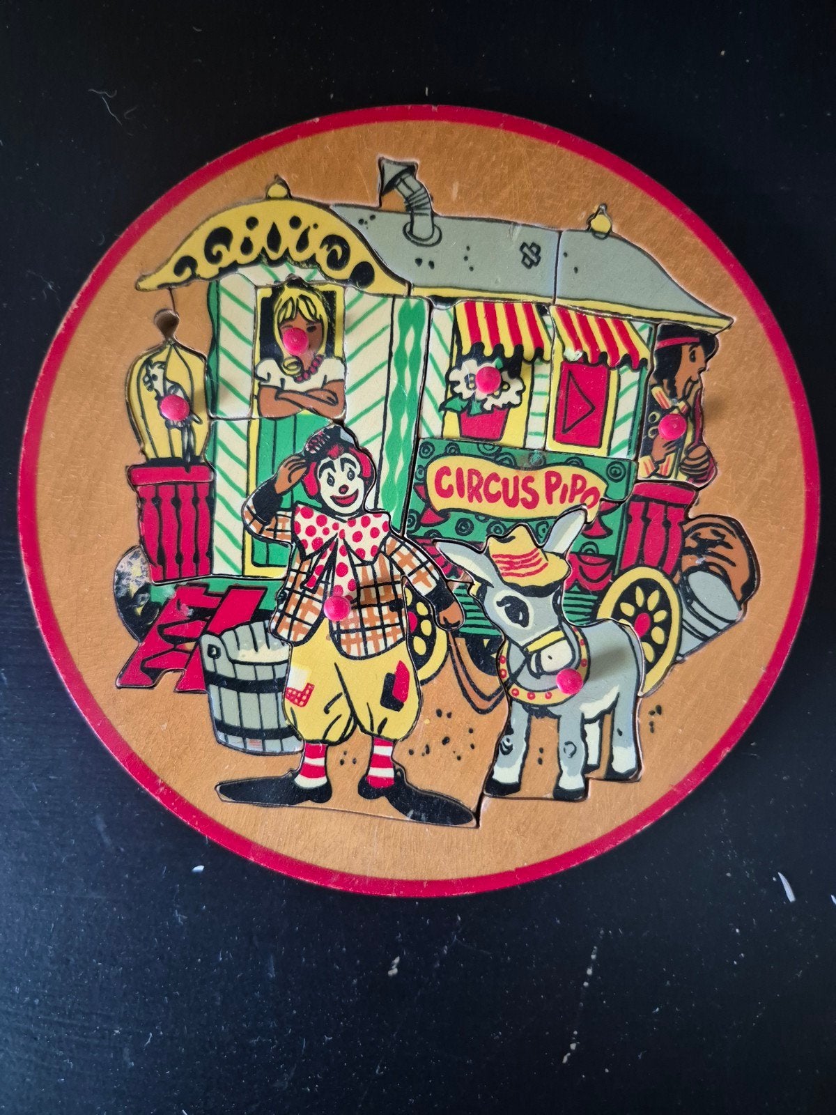 knopjes puzzel van Simplex Pipo de clown, Ophalen of Verzenden, Overige typen