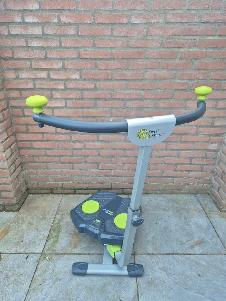 Twist & Shape fitnessapparaat – core trainer met display, Sport en Fitness, Ophalen, Zo goed als nieuw, Aluminium, Buik