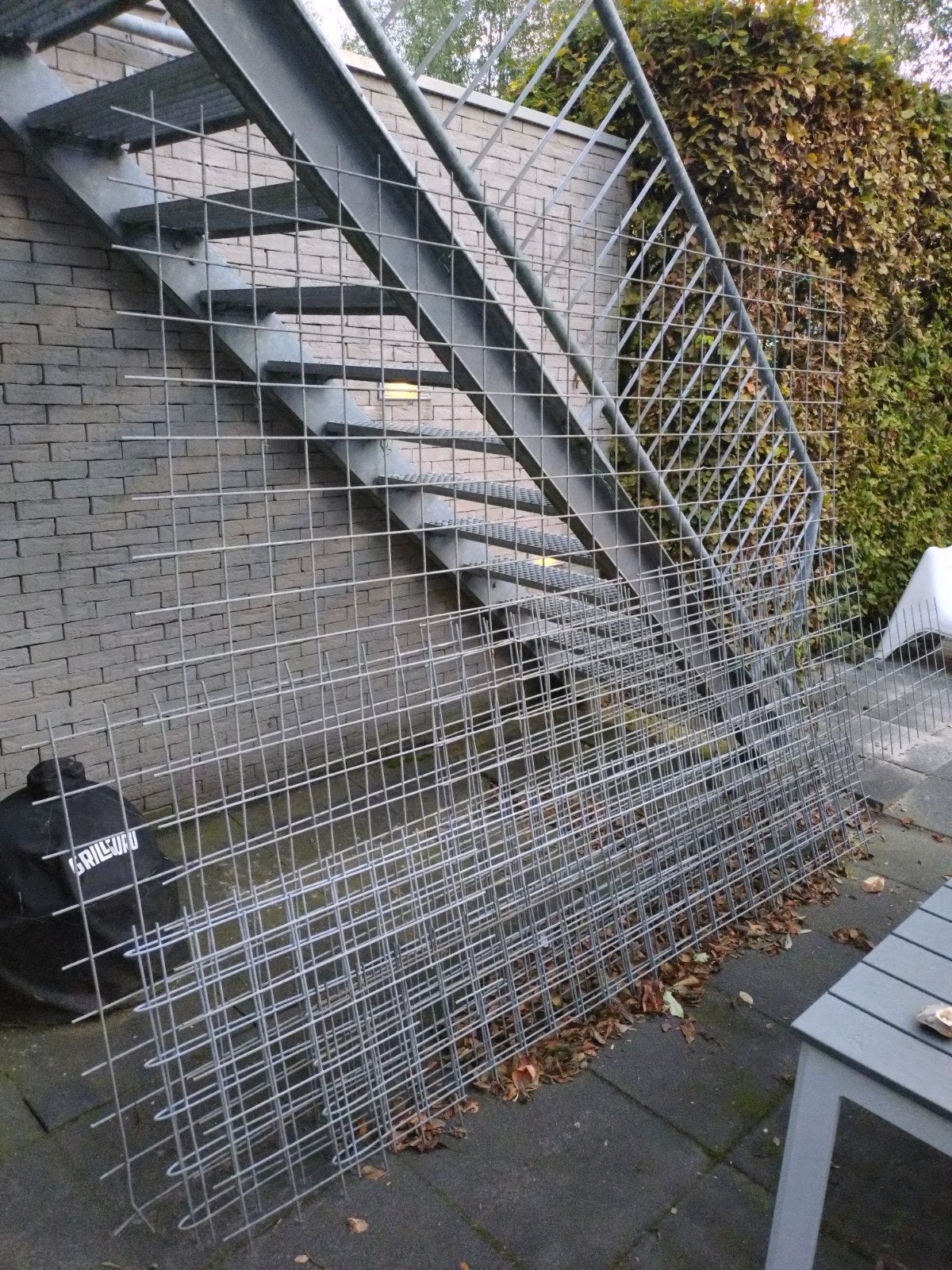 gegalvaniseerde staal bouwnetten 10x10, Tuin en Terras, Ophalen, Zo goed als nieuw, IJzer, Overige typen