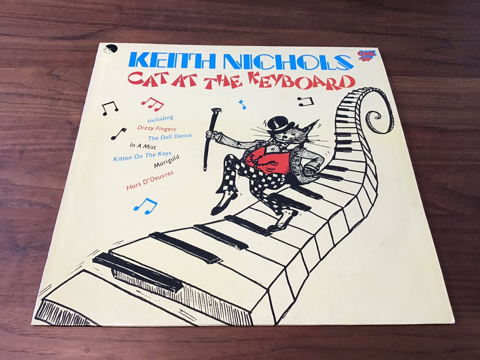 LP, KEITH NICHOLS, CAT AT THE KEYBOARD, 1975, 4-12, Ophalen of Verzenden, Zo goed als nieuw, LP