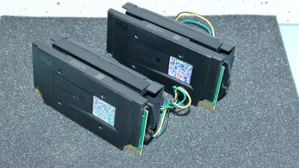 Intel Pentium III 3 | 550 | Matched Pair | SL3FJ | slot 1, Ophalen of Verzenden