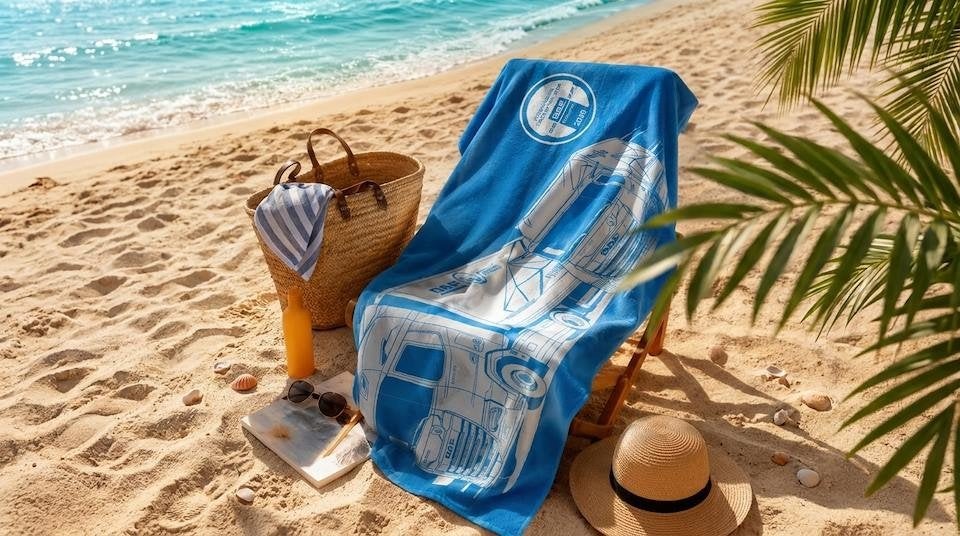 DAF Strandhanddoek - handdoek, Ophalen of Verzenden, Nieuw, Handdoek