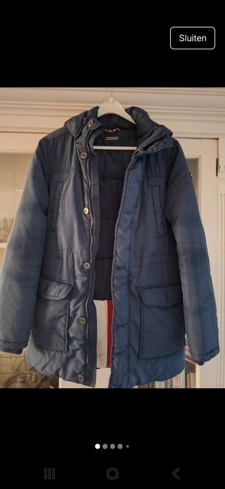 Tommy Hilfiger Parka winterjas, Ophalen of Verzenden, Zo goed als nieuw, Jongen, Jas