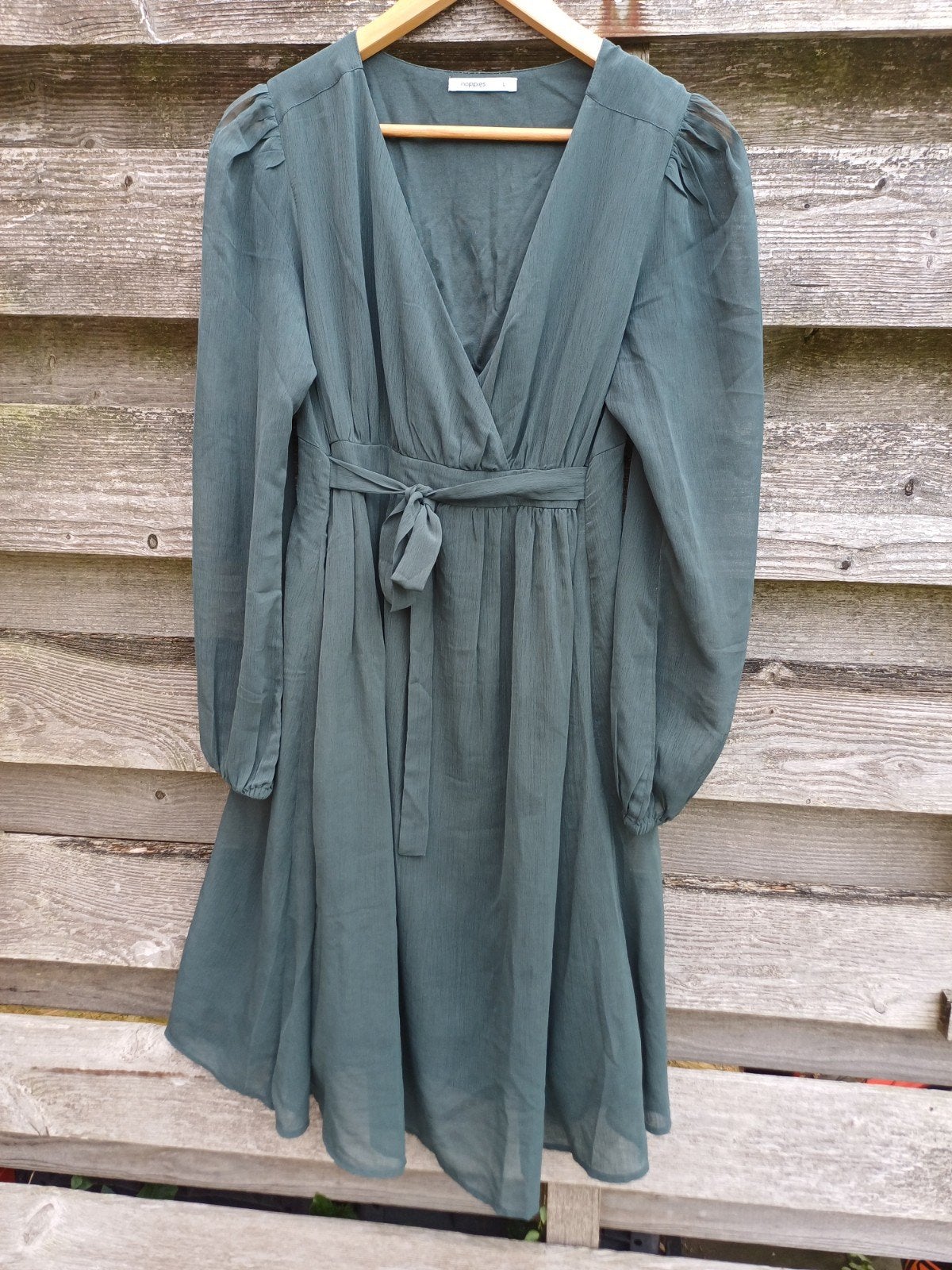Jaya midi jurk Pine  Noppies maat L, Kleding | Dames, Jurk, Maat 42/44 (L), Ophalen of Verzenden, Zo goed als nieuw