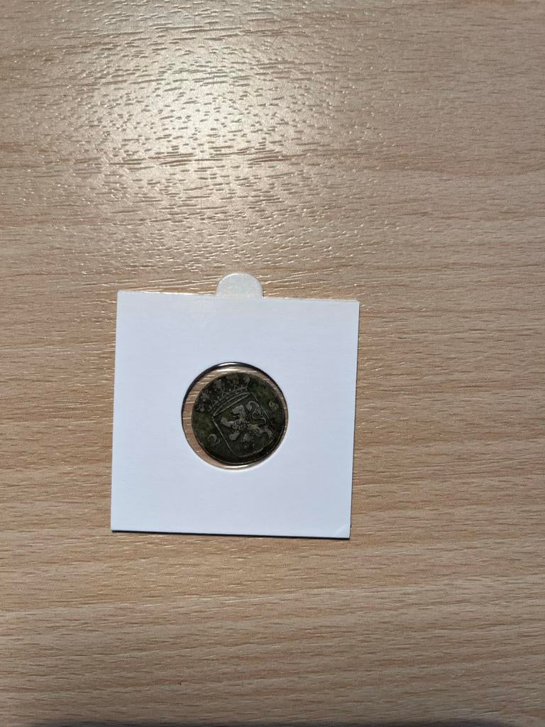 Zilveren 2 stuiver / dubbele stuiver Hollandia 1780, Vóór koninkrijk, Verzenden, Zilver, 10 cent