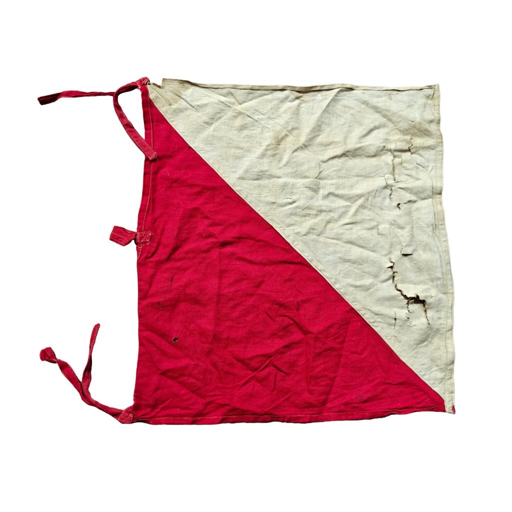 WWII US Signal Corps Flag, Ophalen of Verzenden, Amerika, Embleem of Badge