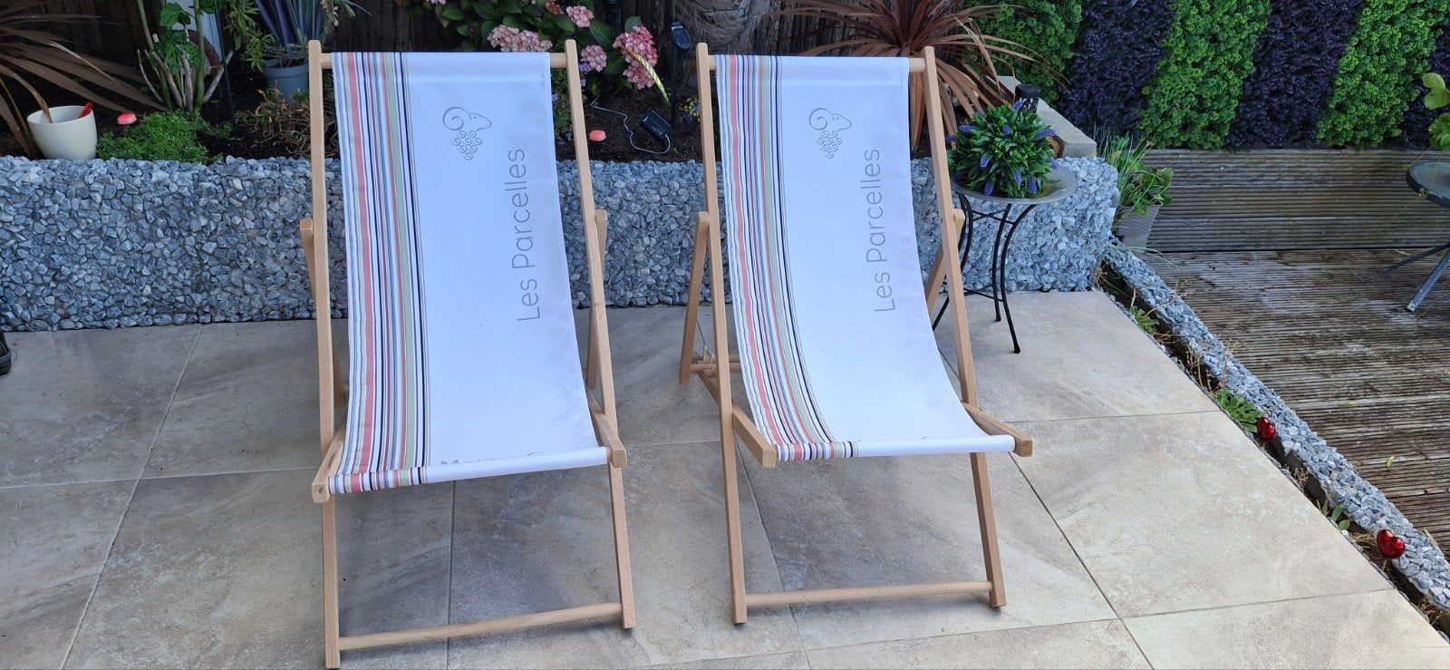 2 strand stoelen samen 15€, Ophalen of Verzenden, Zo goed als nieuw, Hout, Inklapbaar