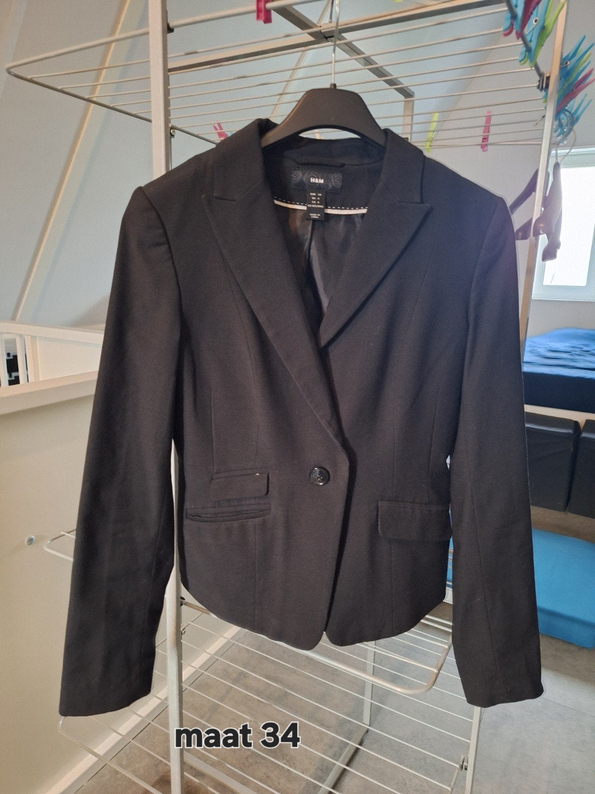 Blazer maat 34 zwart, Ophalen