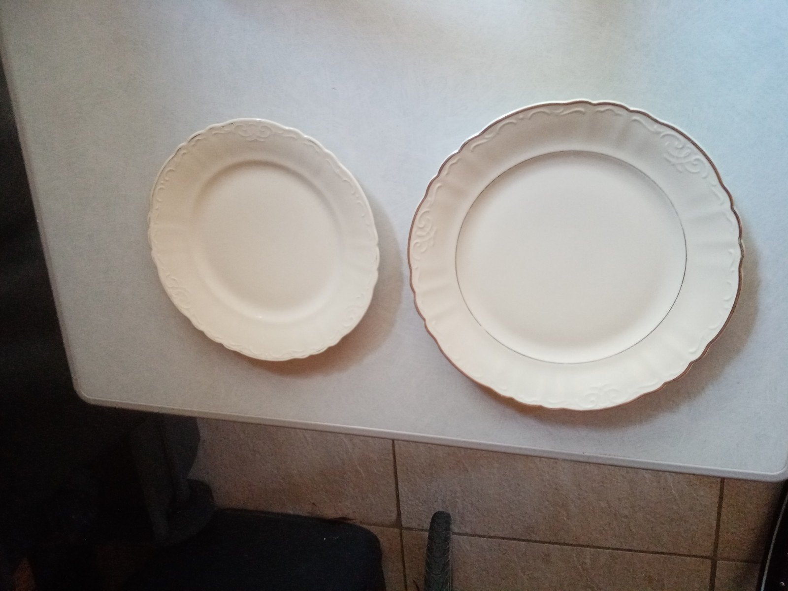 Geha Rococo Serviesonderdelen - Crème met Gouden Rand, Huis en Inrichting, Keuken | Servies, Gebruikt, Compleet servies, Overige stijlen