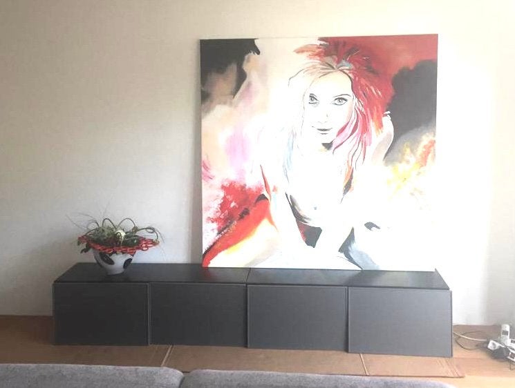 Ikea kast  hangend dressoir 240 breed, Ophalen, Zo goed als nieuw, 200 cm of meer, Minder dan 100 cm