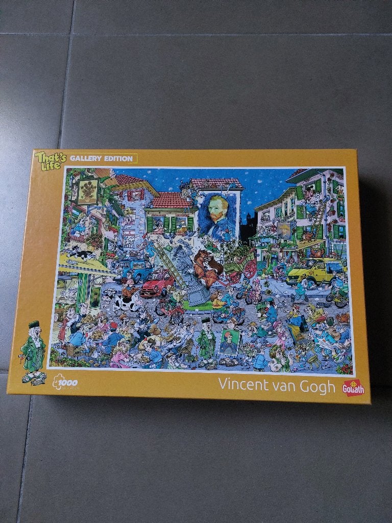 Puzzel Thats life Vincent van Gogh, Ophalen of Verzenden, 500 t/m 1500 stukjes, Zo goed als nieuw, Legpuzzel