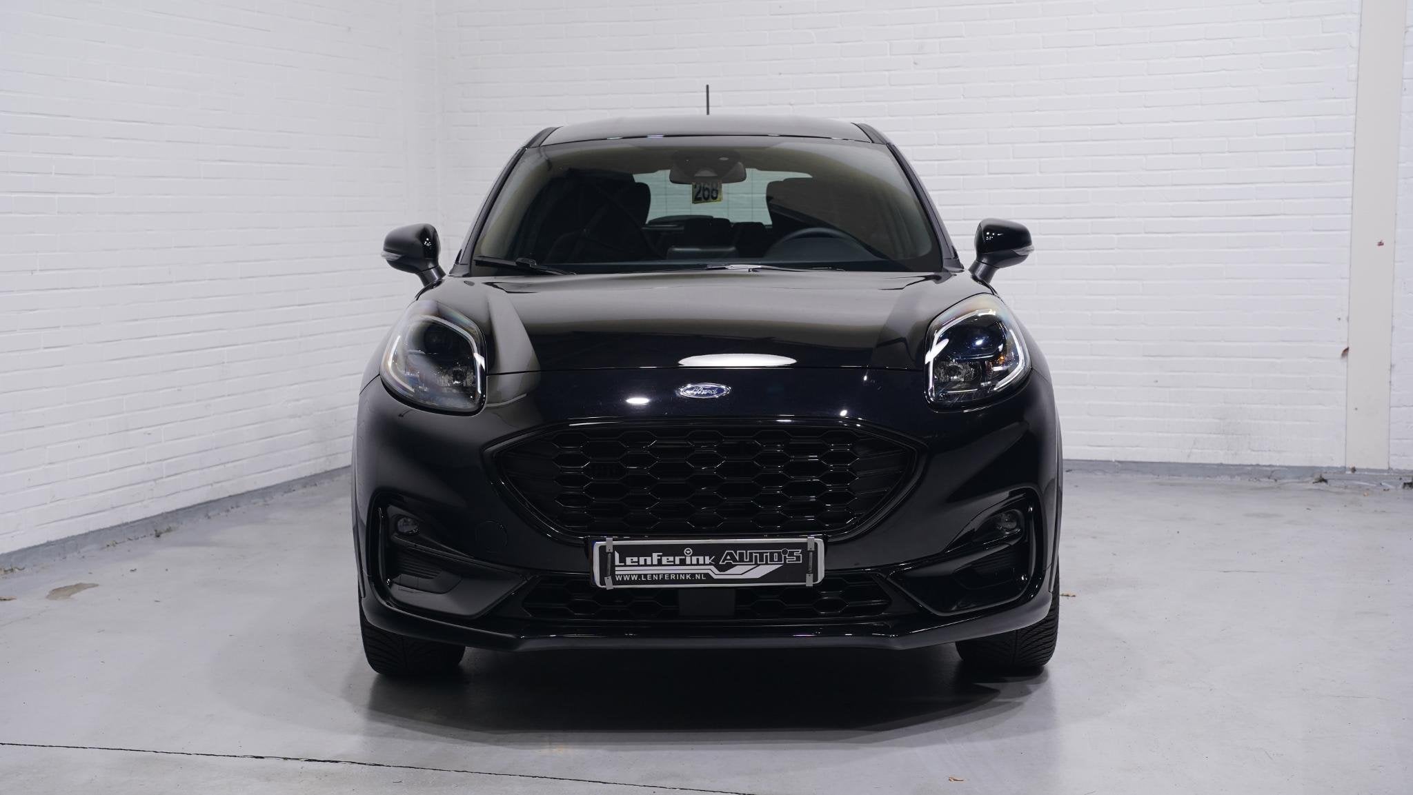 Ford Puma 1.0 EcoBoost Hybrid ST-Line Winterpakket Navi Clim, Auto's, Voorwielaandrijving, Zwart, Bedrijf, 3 cilinders