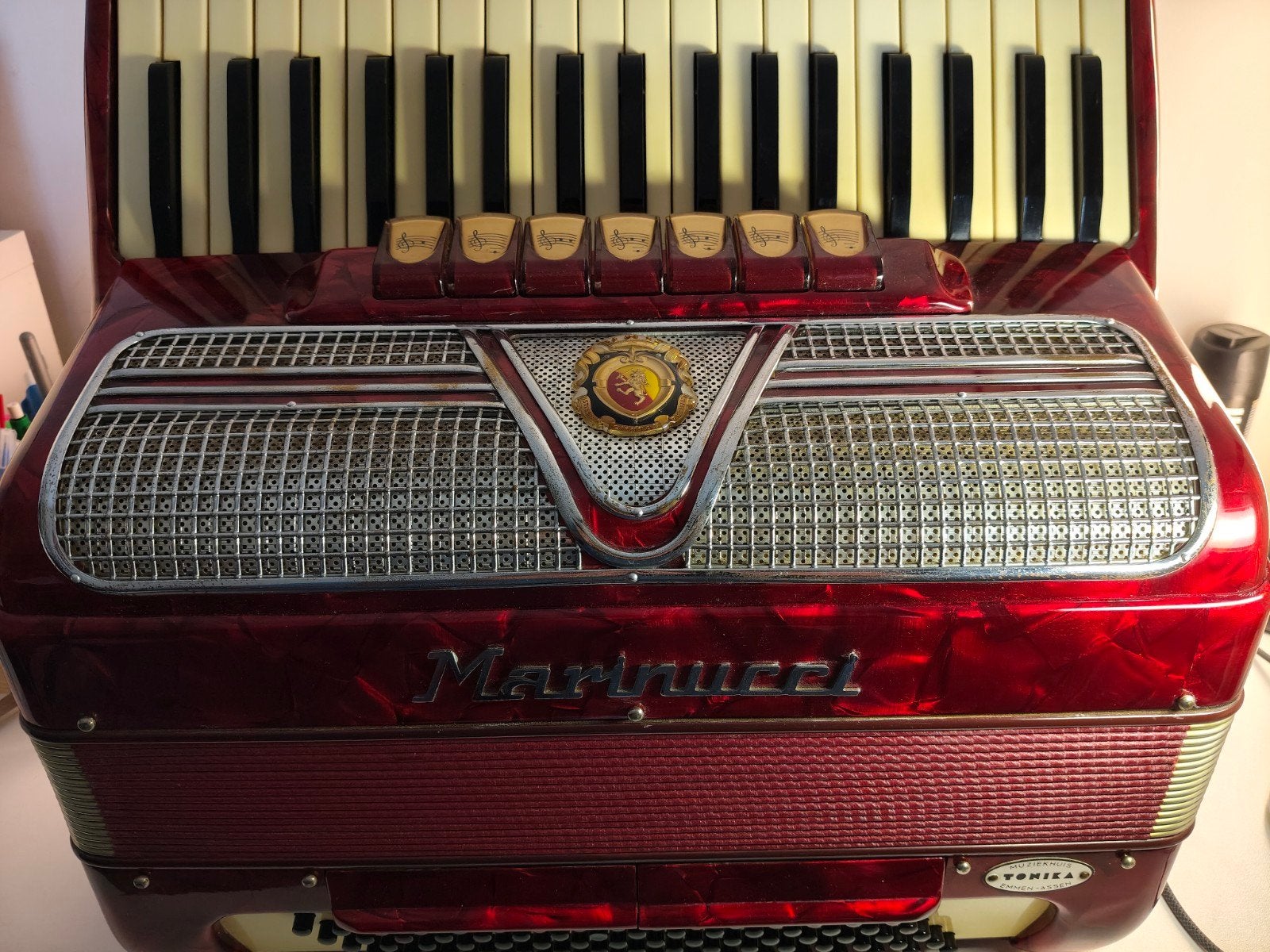 Marinucci Accordeon 80 Bassen, 7 Registers - Topkwaliteit, Muziek en Instrumenten, Ophalen of Verzenden