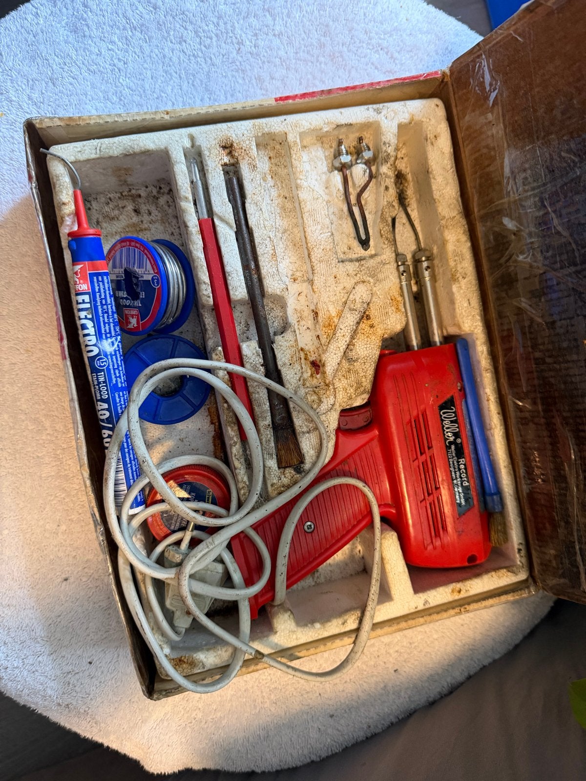 Vintage Weller Record Soldeerpistool 100W West-Duitsland, Ophalen of Verzenden, Gebruikt, Overige typen, Overige merken