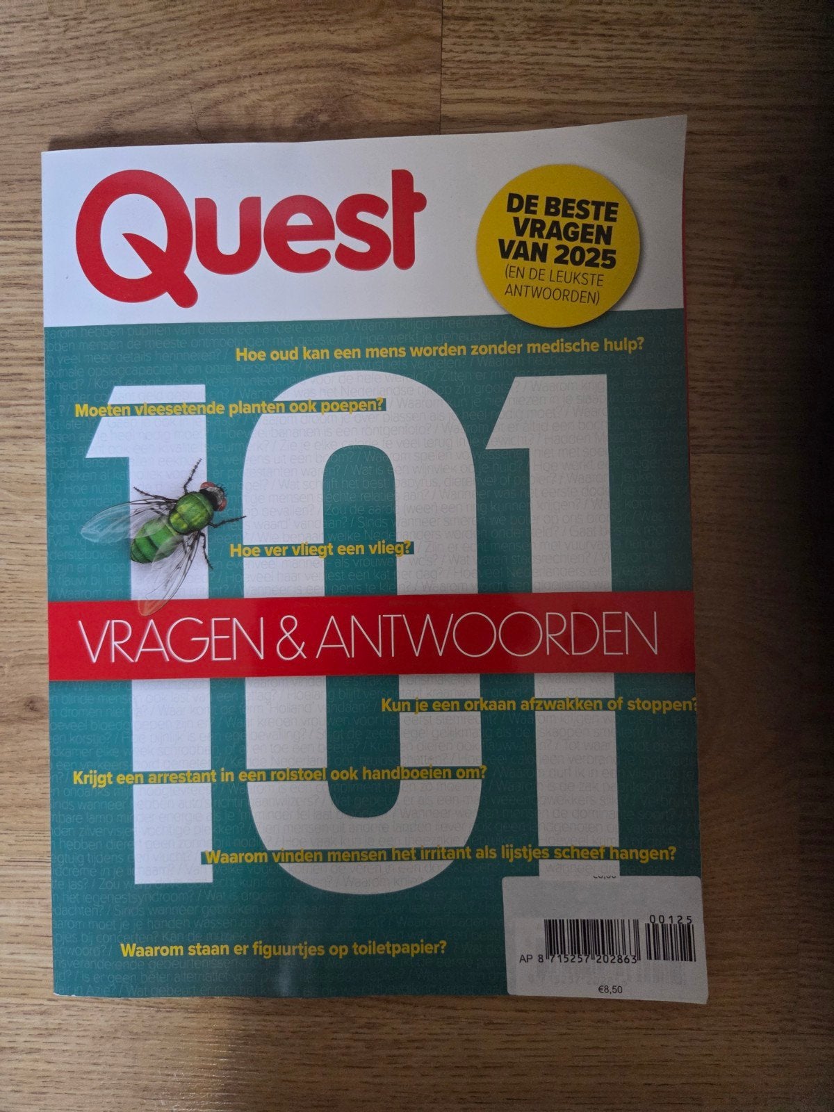 Quest Magazine - 101 Vragen & Antwoorden, Ophalen of Verzenden, Zo goed als nieuw, Wetenschap en Natuur