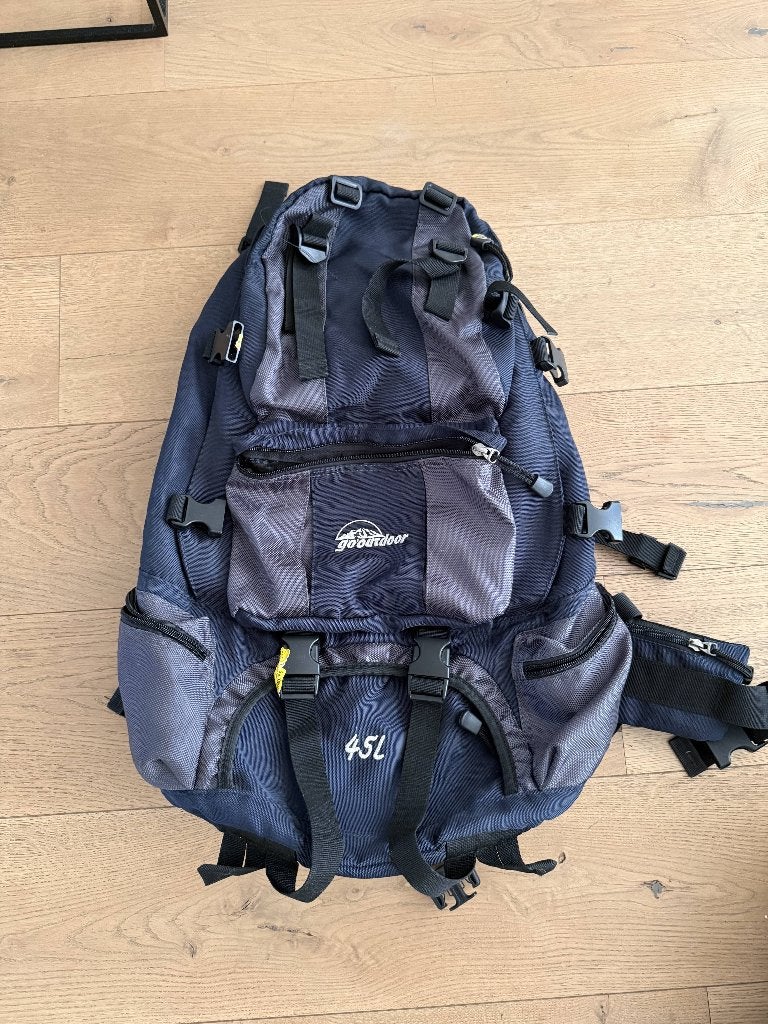 Backpack 45L - Travel & Trekking, 40 cm of meer, Zo goed als nieuw, Trekking, Ophalen