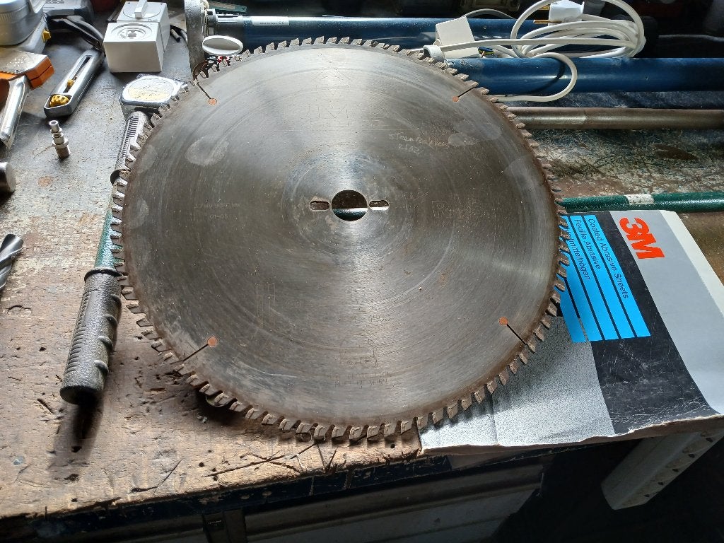 Groot zaagblad voor hout, Doe-het-zelf en Verbouw, Ophalen, Gebruikt, Cirkelzaag, Onbekend