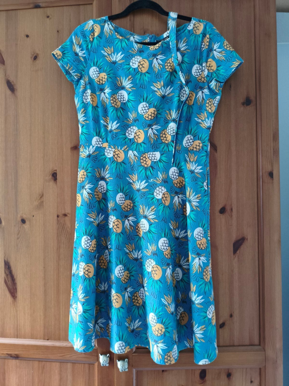 king Louie betty dress lanai 38, Kleding | Dames, Maat 38/40 (M), Blauw, Ophalen of Verzenden, Knielengte