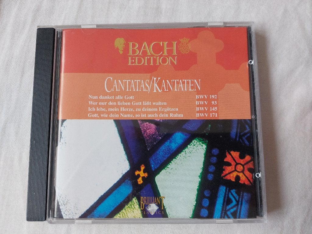 Bach edition cantates kantaten BWV 192, 93, 145 en 171, Cd's en Dvd's, Ophalen of Verzenden, Barok, Zo goed als nieuw, Overige typen