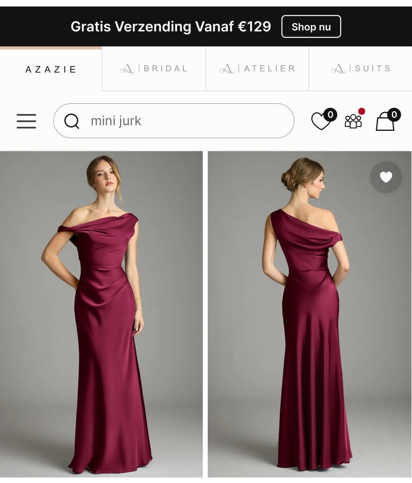 Gelegenheidsjurk bourgondie, Kleding | Dames, Gelegenheidskleding, Ophalen, Galajurk, Maat 46/48 (XL) of groter, Nieuw
