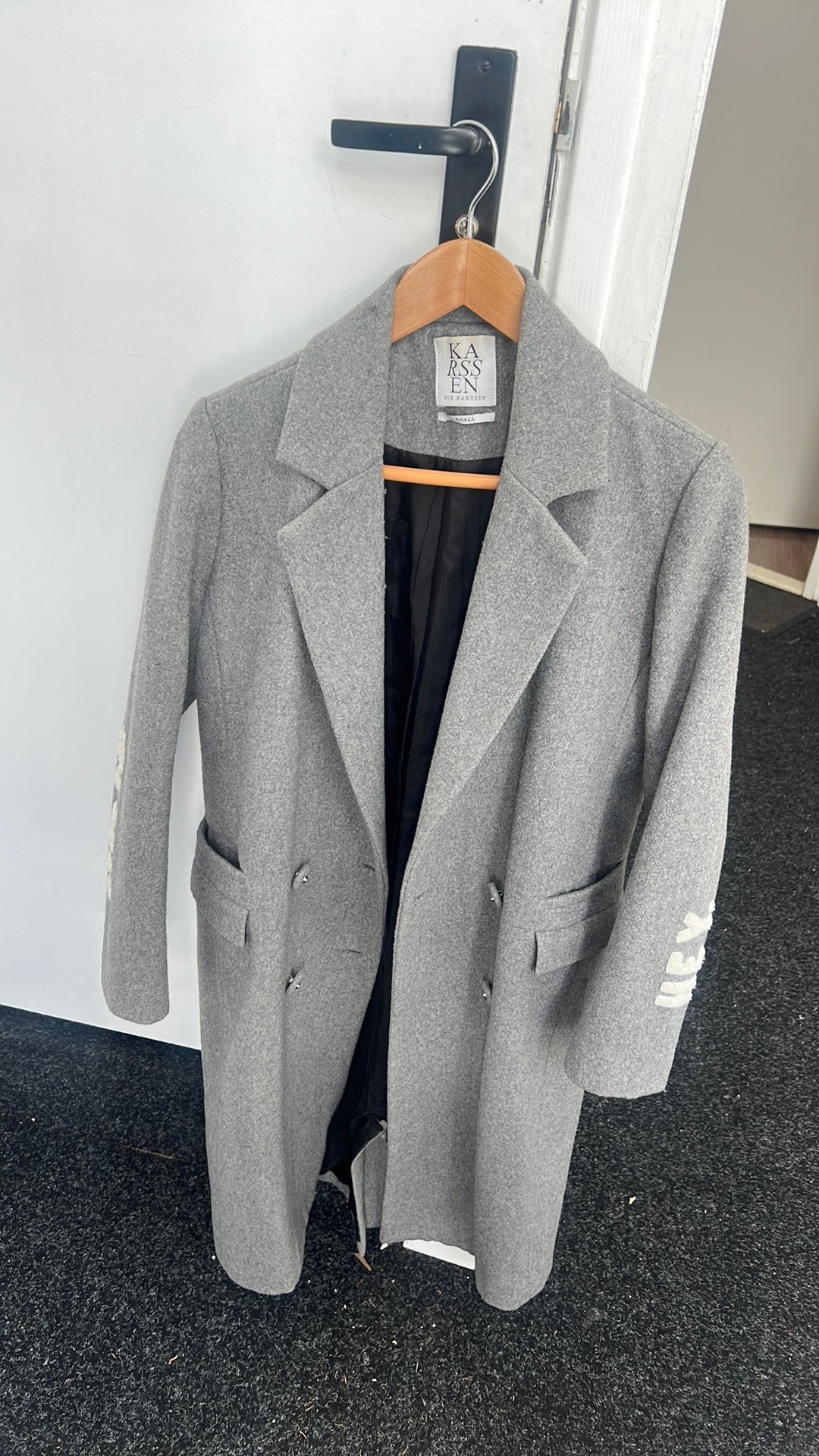 Zoe Karssen Victory coat, Ophalen of Verzenden, Gedragen, Maat 36 (S), Grijs