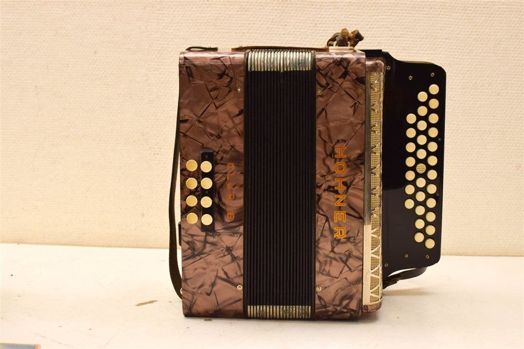 Hohner club 1 B Accordeon 49495, Muziek en Instrumenten, Accordeons, Ophalen of Verzenden, Gebruikt, 120-bas, Hohner