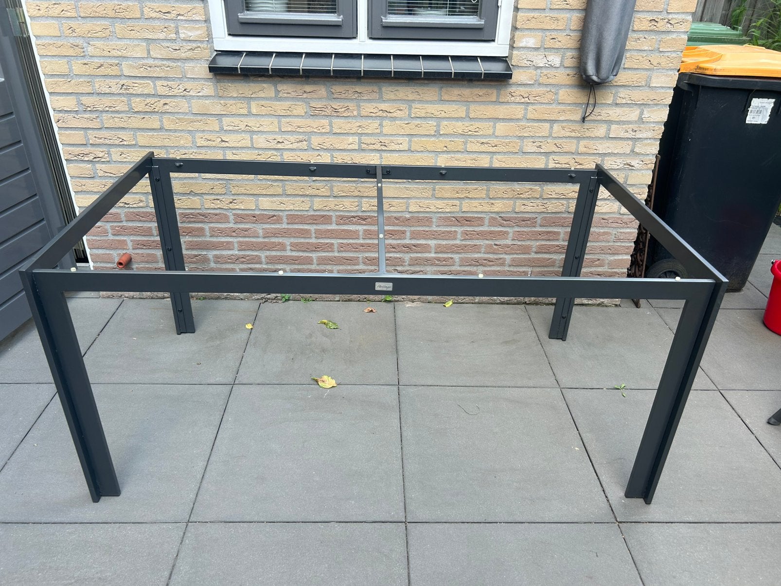 Tuintafel frame, Tuin en Terras, Tuintafels, Gebruikt, Rechthoekig, Metaal, Ophalen
