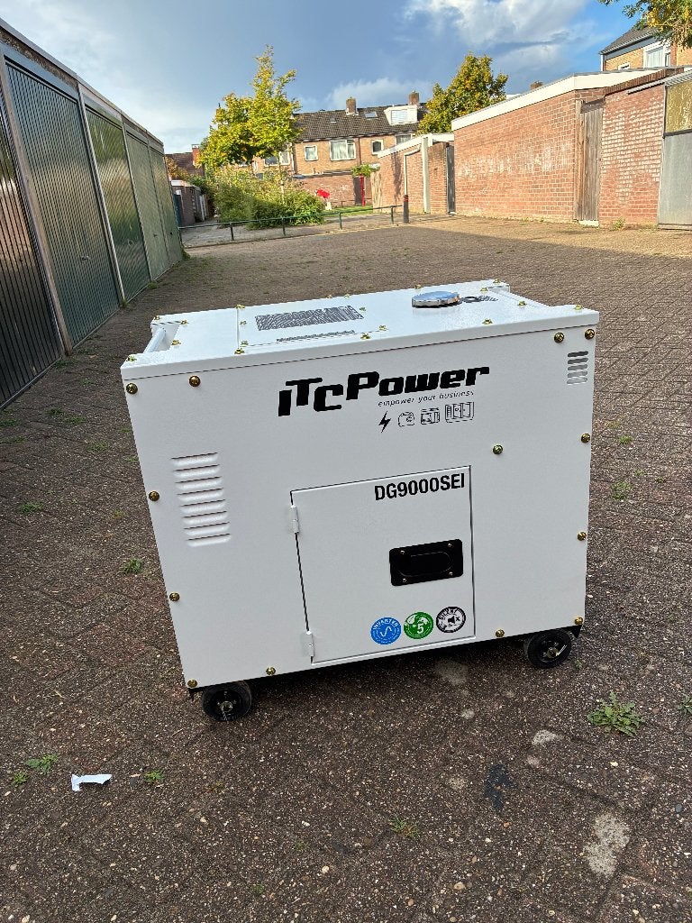 Diesel aggregaat/generator, Ophalen