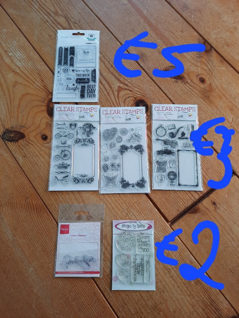 stempels clear stamps, Hobby en Vrije tijd, Stempelen, Ophalen of Verzenden, Nieuw, Clearstamp