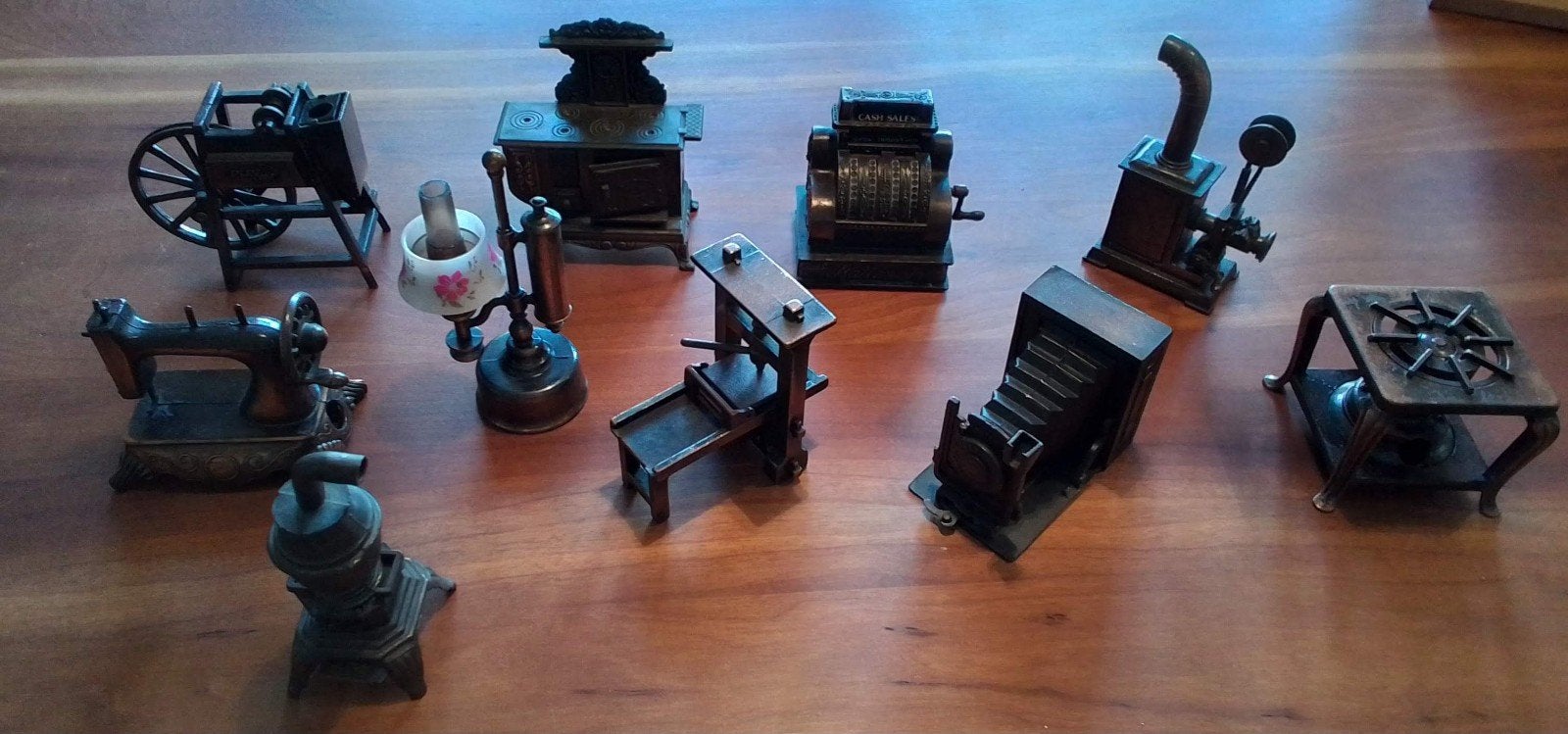 Set van 9 vintage miniatuur puntenslijpers, Ophalen of Verzenden