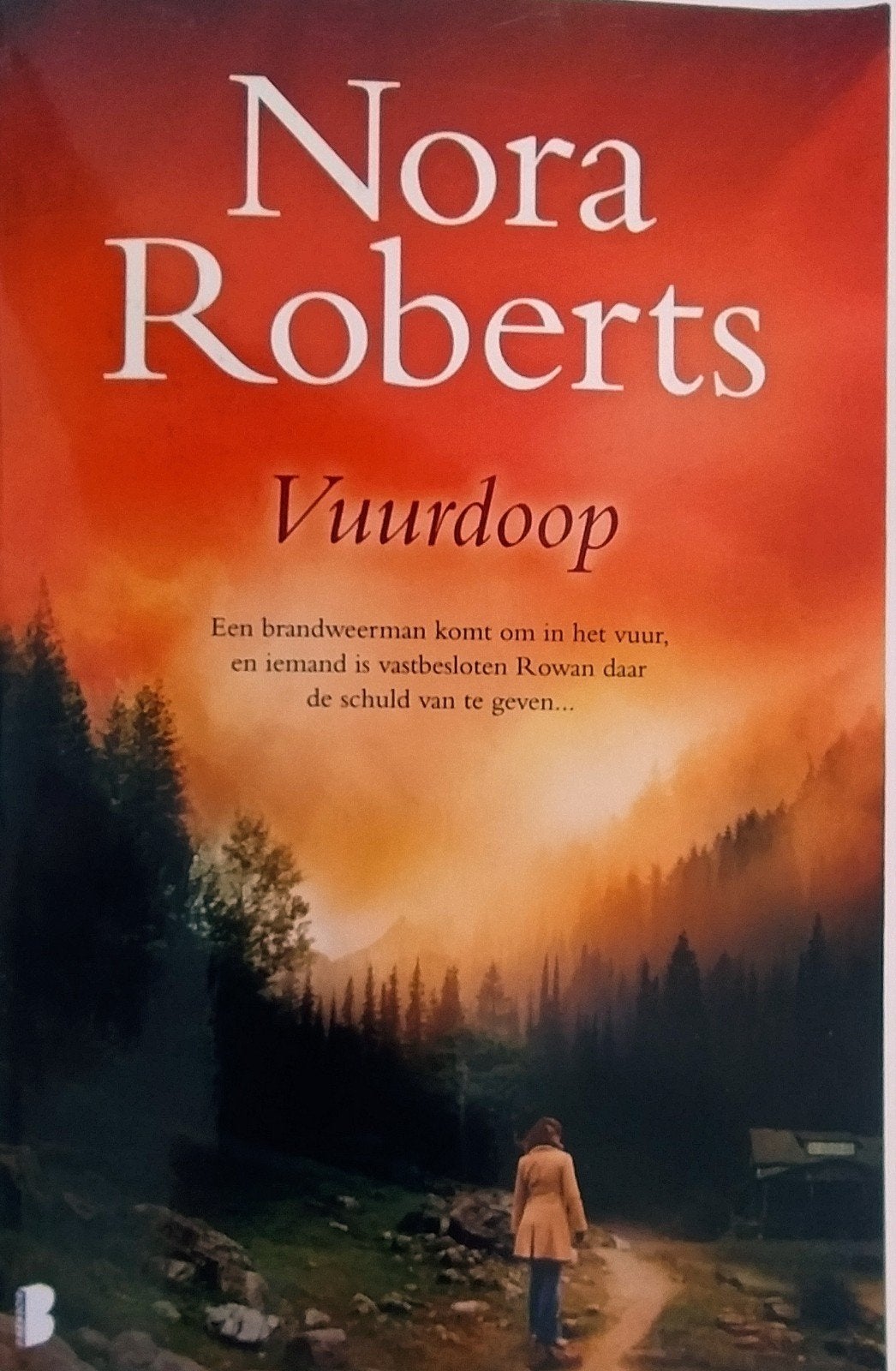 Nora Roberts - Vuurdoop (roman), Boeken, Romans, Zo goed als nieuw, Nederland, Ophalen of Verzenden