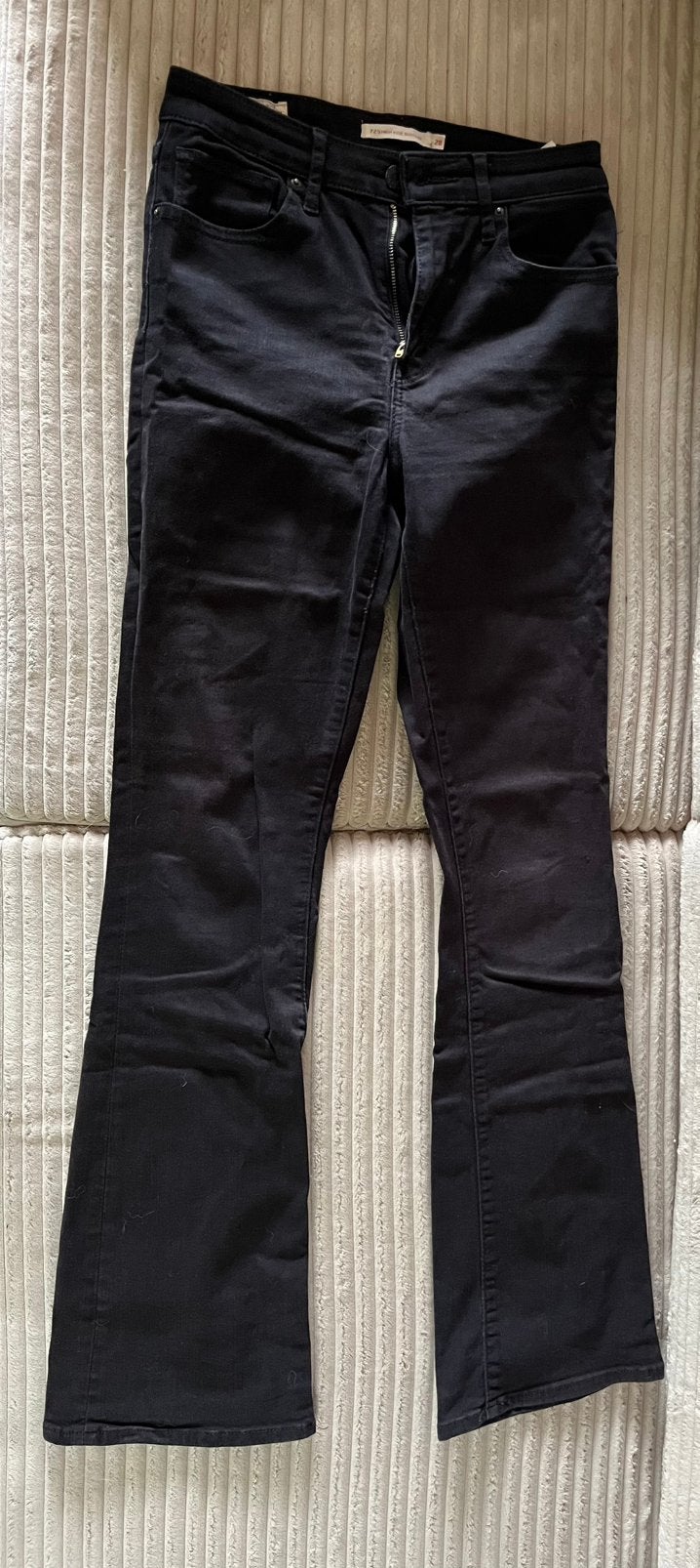 Zwarte Levi’s bootcut flare jeans, Ophalen, Gedragen, Zwart, W28 - W29 (confectie 36)