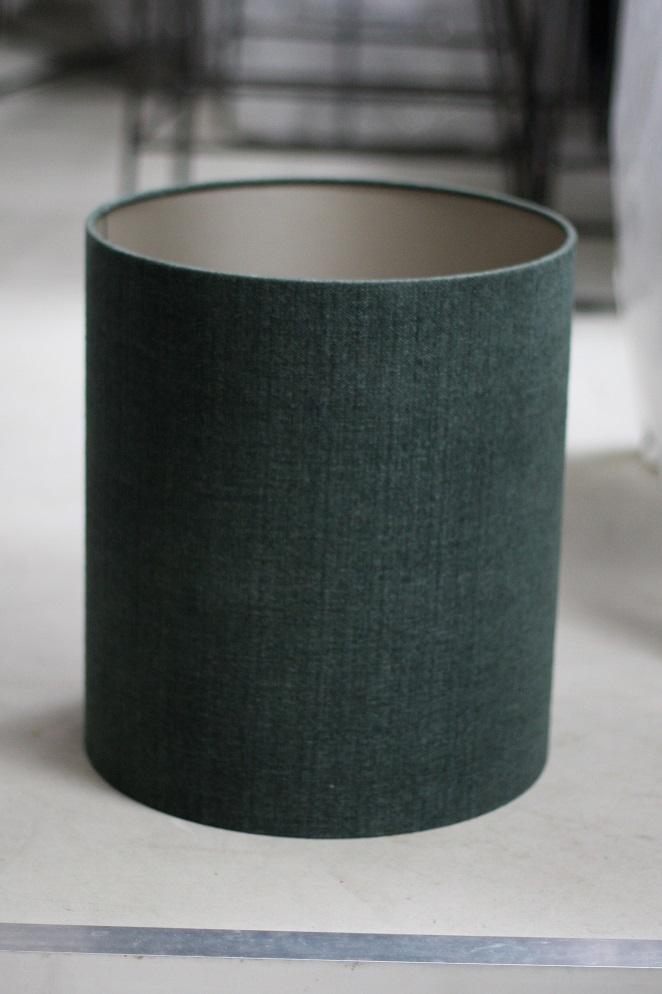 Ronde lampenkap Emerald Light & Living stof groen Ø35x40