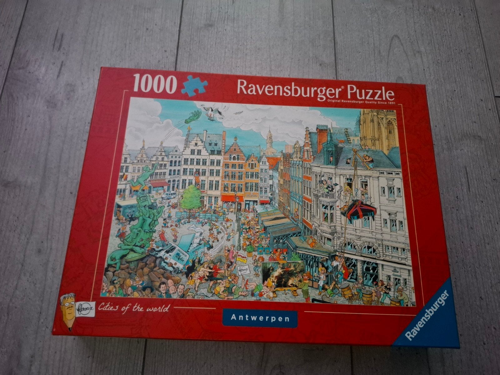 Cities of the world Antwerpen, Hobby en Vrije tijd, Ophalen, 500 t/m 1500 stukjes, Nieuw, Legpuzzel