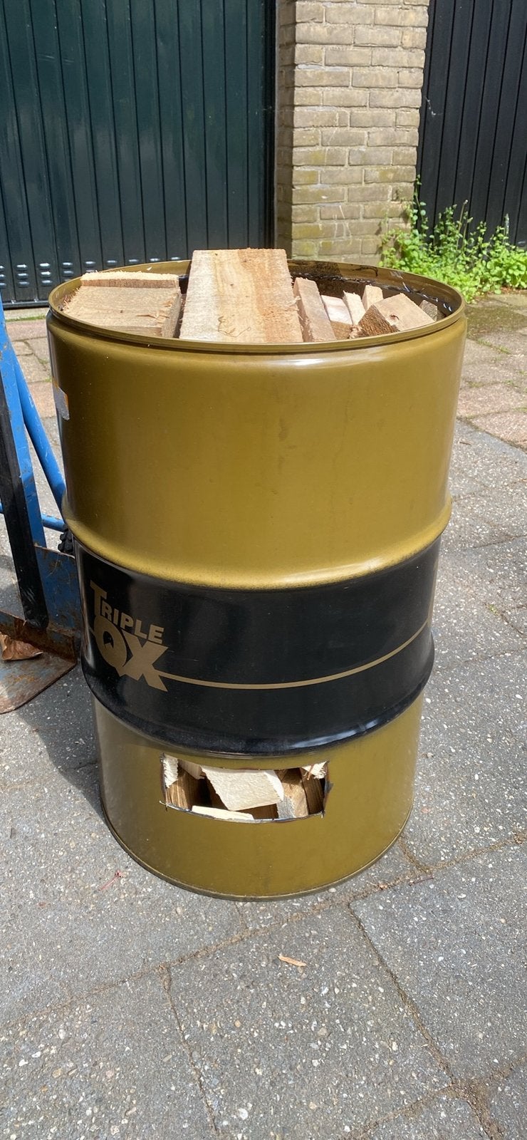 Vuurton tuinfeest kampvuur oud en nieuw, Ophalen, Zo goed als nieuw