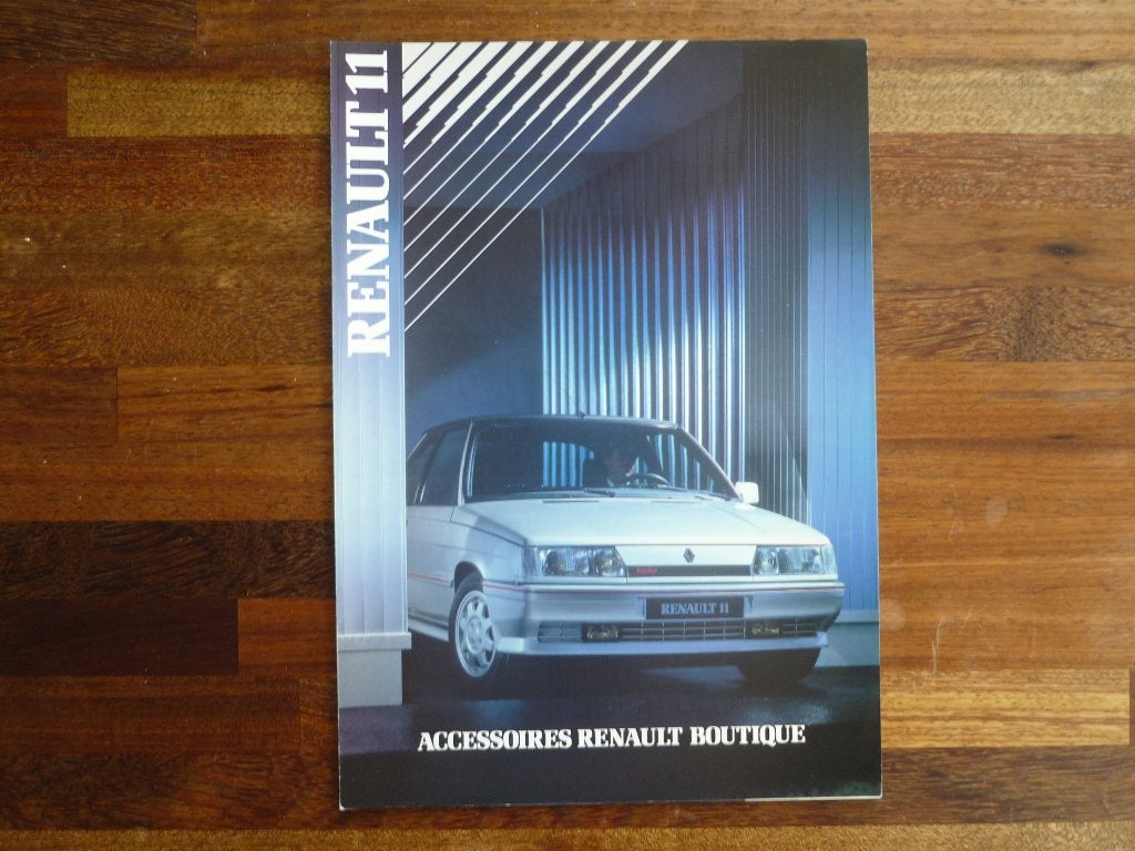 Renault 11 accessoires (1987), Boeken, Verzenden, Nieuw, Renault