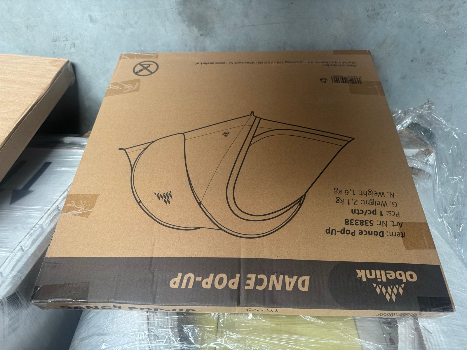 Obelink Dance Pop-Up Tent - Nieuw in doos, O, O, O, Nieuw