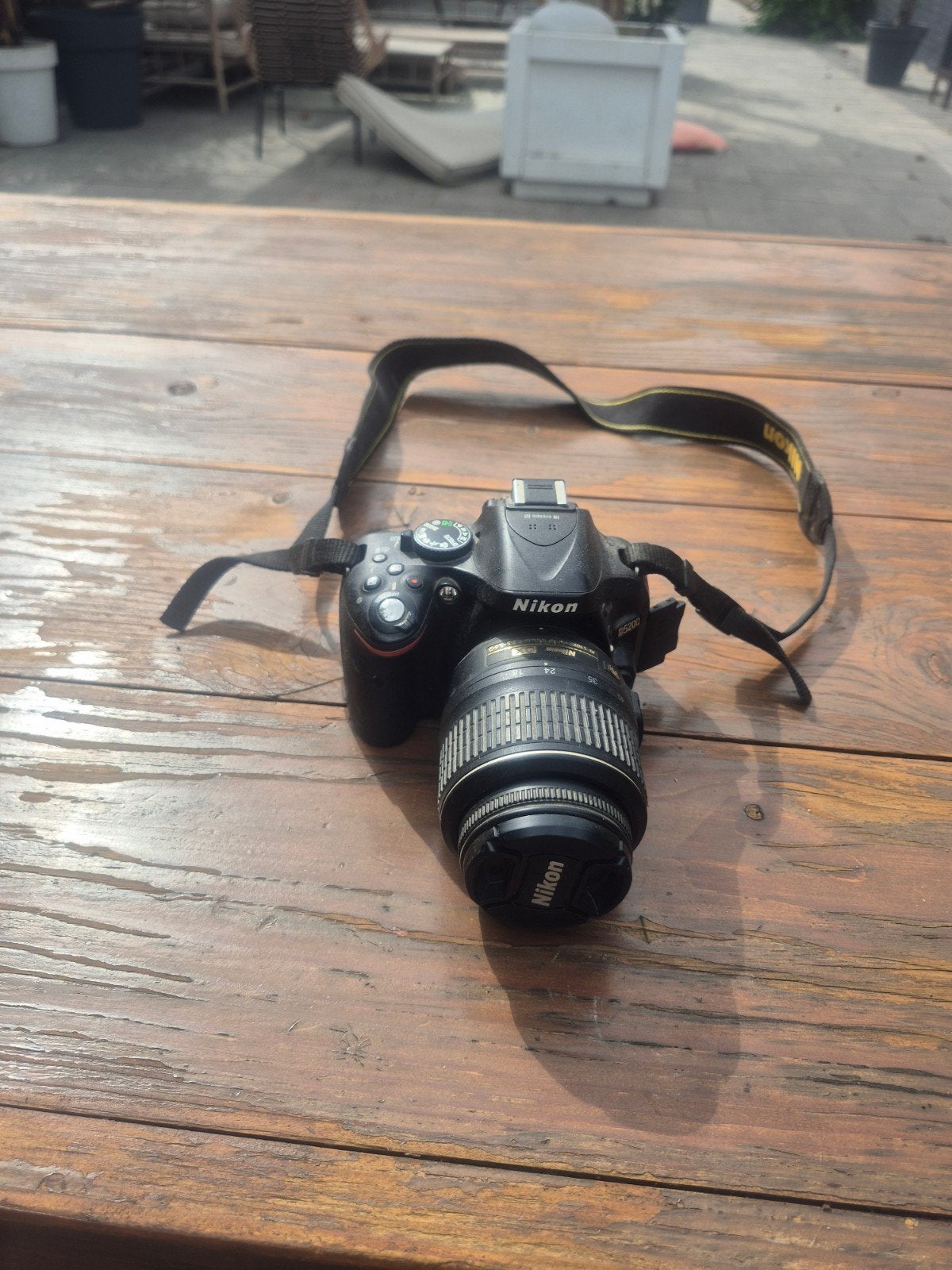 Nikon D5200 Spiegelreflexcamera met 18-55mm lens, Ophalen, Gebruikt, Spiegelreflex, 4 t/m 7 keer