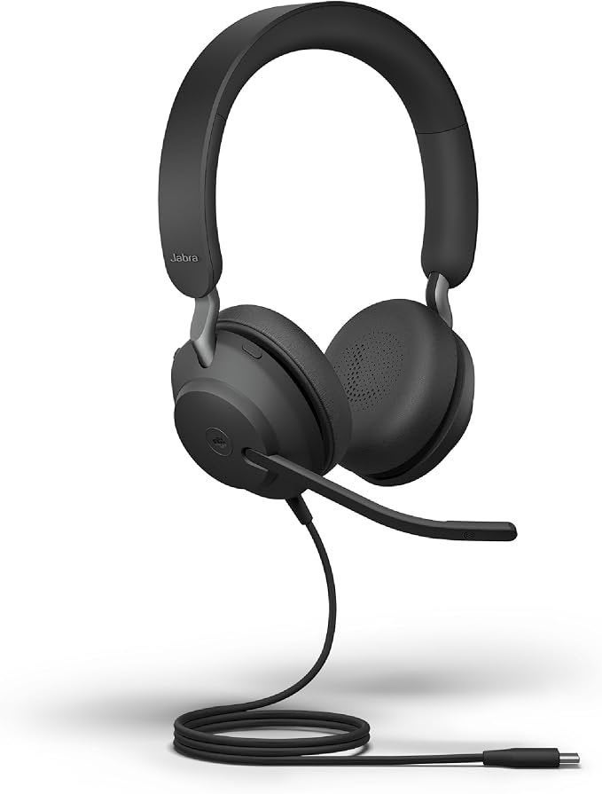 Jabra Evolve2 40 SE UC Stereo USB-C headset., Computers en Software, Jabra Evolve2, On-ear, Ophalen of Verzenden, Zo goed als nieuw