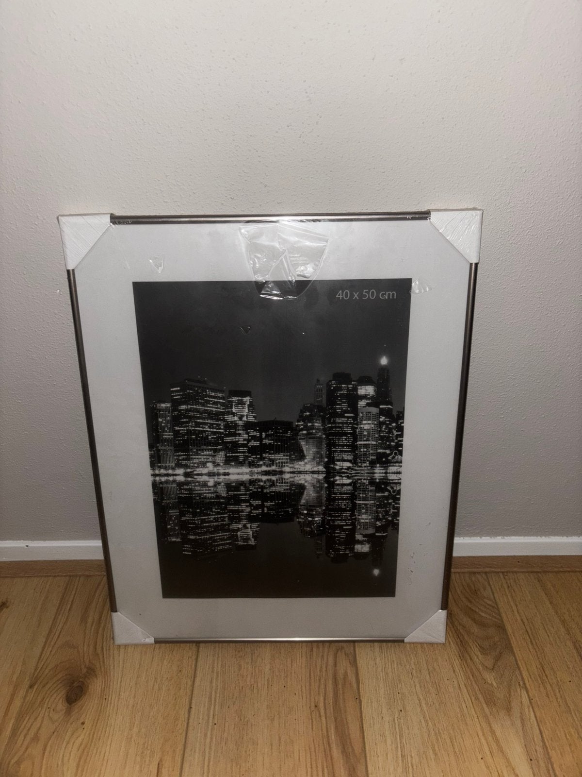 Aluminium fotolijst 40 x 50 cm, nieuw in verpakking, Ophalen, Nieuw, Fotolijst, Met ophangsysteem