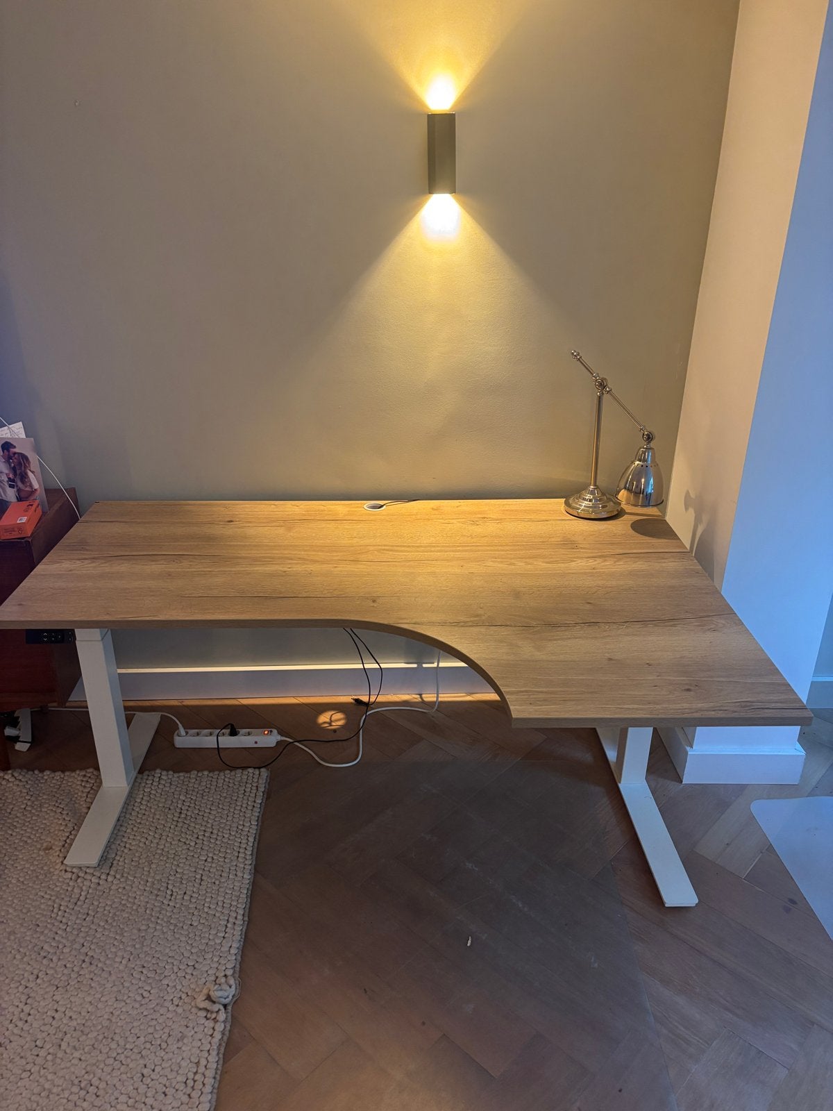 Elektrisch zit-sta bureau - 180x80/120cm - De Pijp, Ophalen, Elektrisch, Gebruikt, Zit-sta bureau