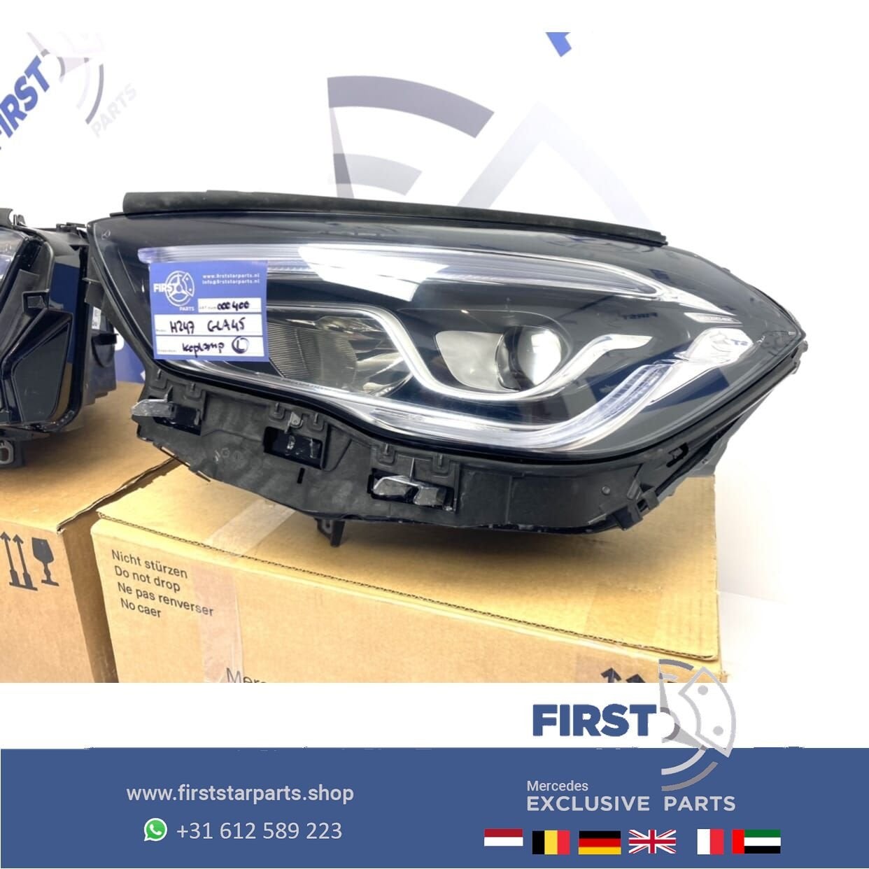 H247 GLA LED HIGH PERFORMANCE KOPLAMP LINKS origineel Merced, Auto-onderdelen, Gebruikt, -, Ophalen of Verzenden, -