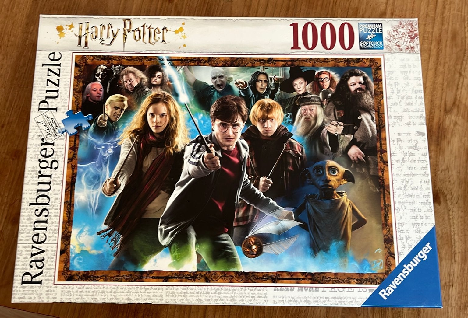 Harry Potter, 1000 stukjes Ravensburger puzzel, Ophalen, 500 t/m 1500 stukjes, Zo goed als nieuw, Legpuzzel