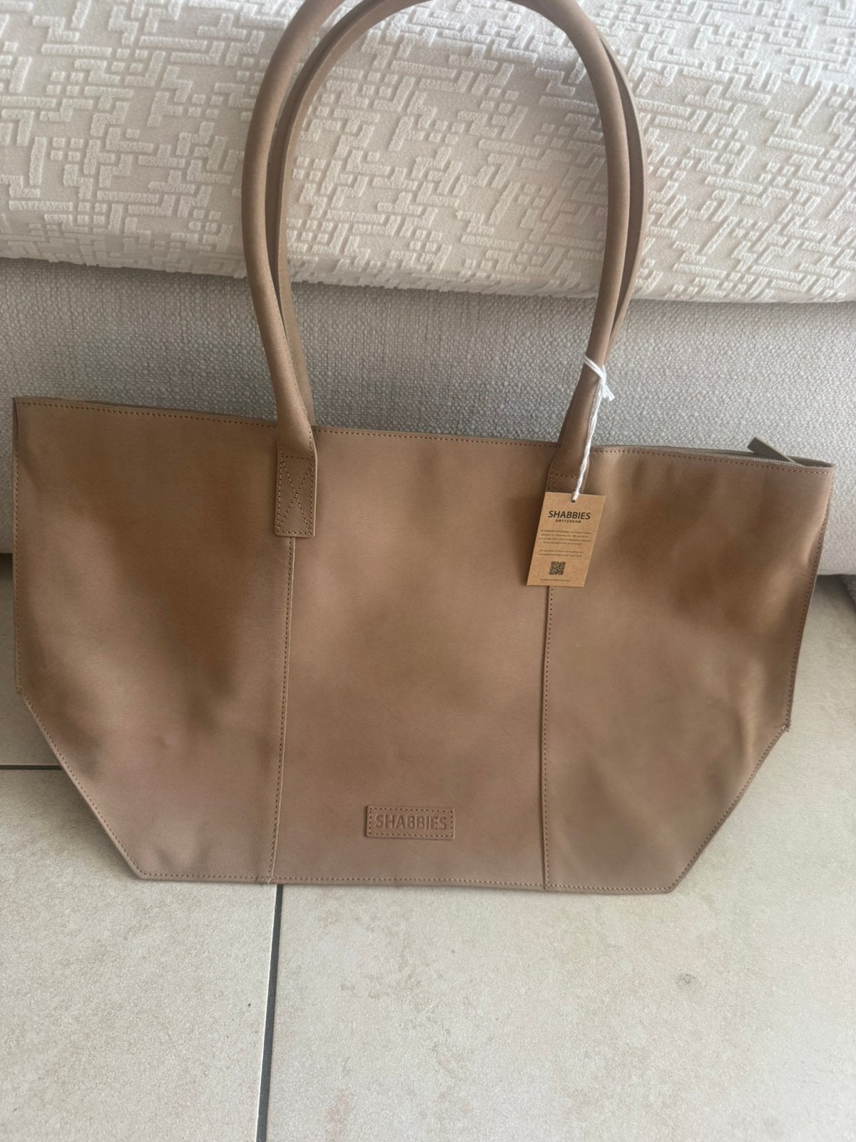 Shabbies tas, Ophalen of Verzenden, Nieuw, Beige