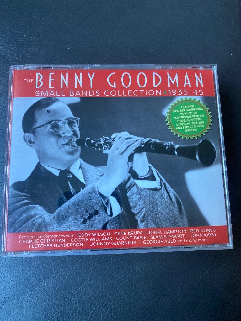 Benny Goodman - Small Bands Collection 1935-45 (3CD), Boxset, Inclusief doosje, Ophalen of Verzenden, Zo goed als nieuw