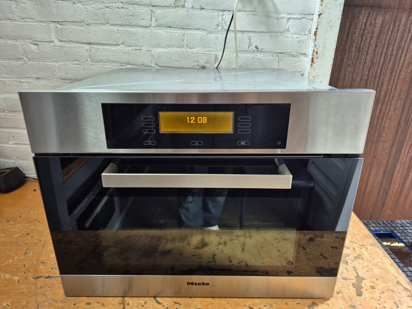 NETTE MIELE H4080BM COMBI OVEN/MAGNETRON TE KOOP, Combimagnetron, Gebruikt, 60 cm of meer, Ophalen of Verzenden